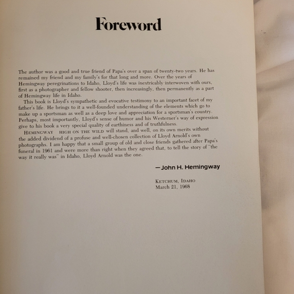 High On The Wild With Hemingway, Lloyd Arnold, 1968 - Picture 5 of 13